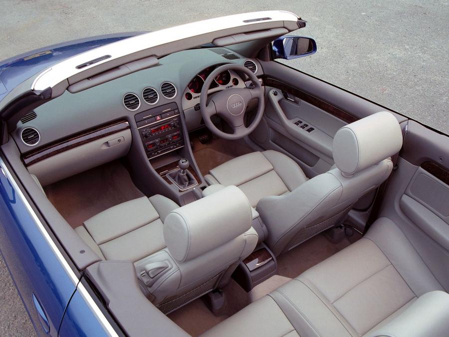 Интерьер Audi A4 2.4 Cabriolet (B6,8H) 2001 года  (UK) (фото 9 из 9)